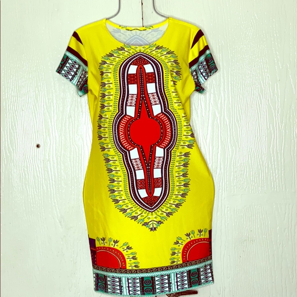 USED EXOTIC PRINT DRESS 👗